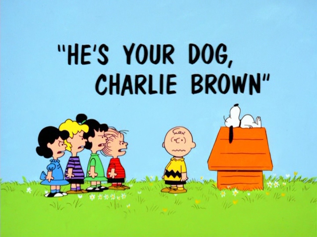 He S Your Dog Charlie Brown Peanuts Wiki Fandom