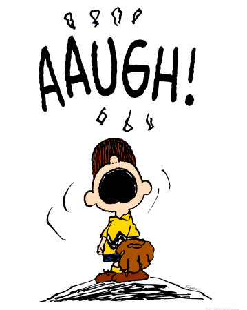 Image result for auggh gif peanuts"