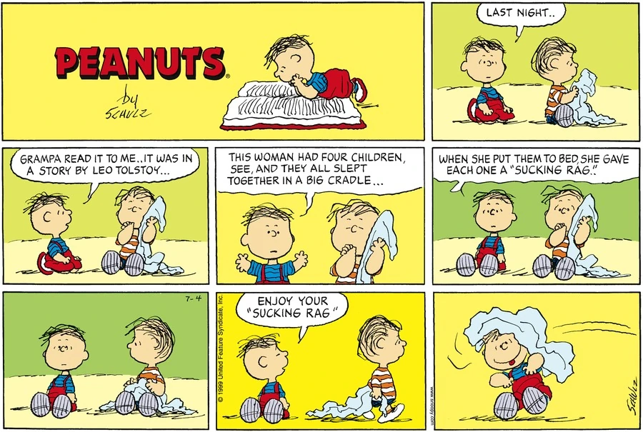 July 1999 comic strips Peanuts Wiki Fandom