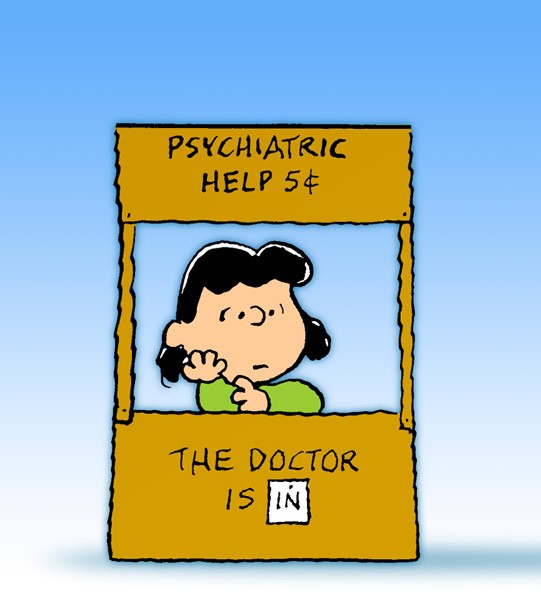 Image result for copyright free images peanuts lucy psychiatrist