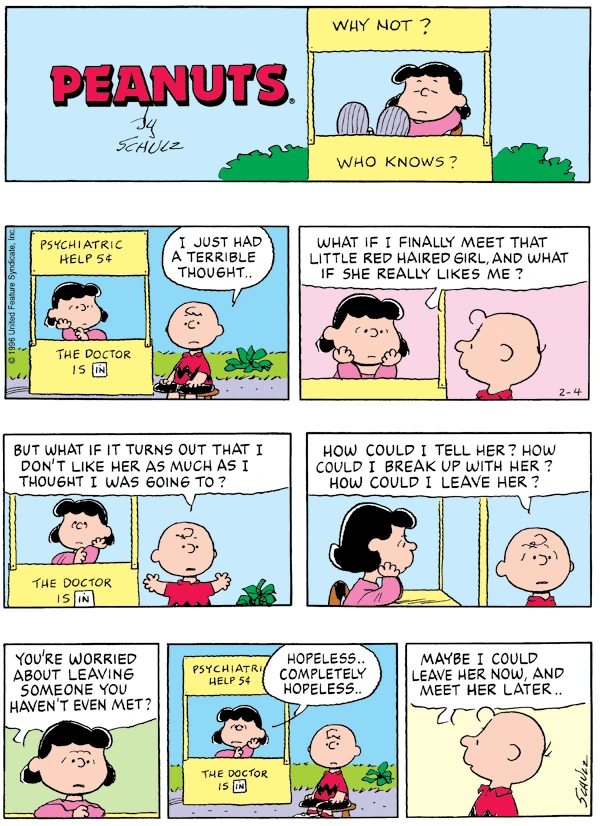 February 1996 comic strips Peanuts Wiki FANDOM powered by Wikia