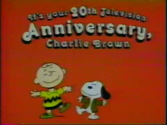 It S Your 20th Television Anniversary Charlie Brown Peanuts