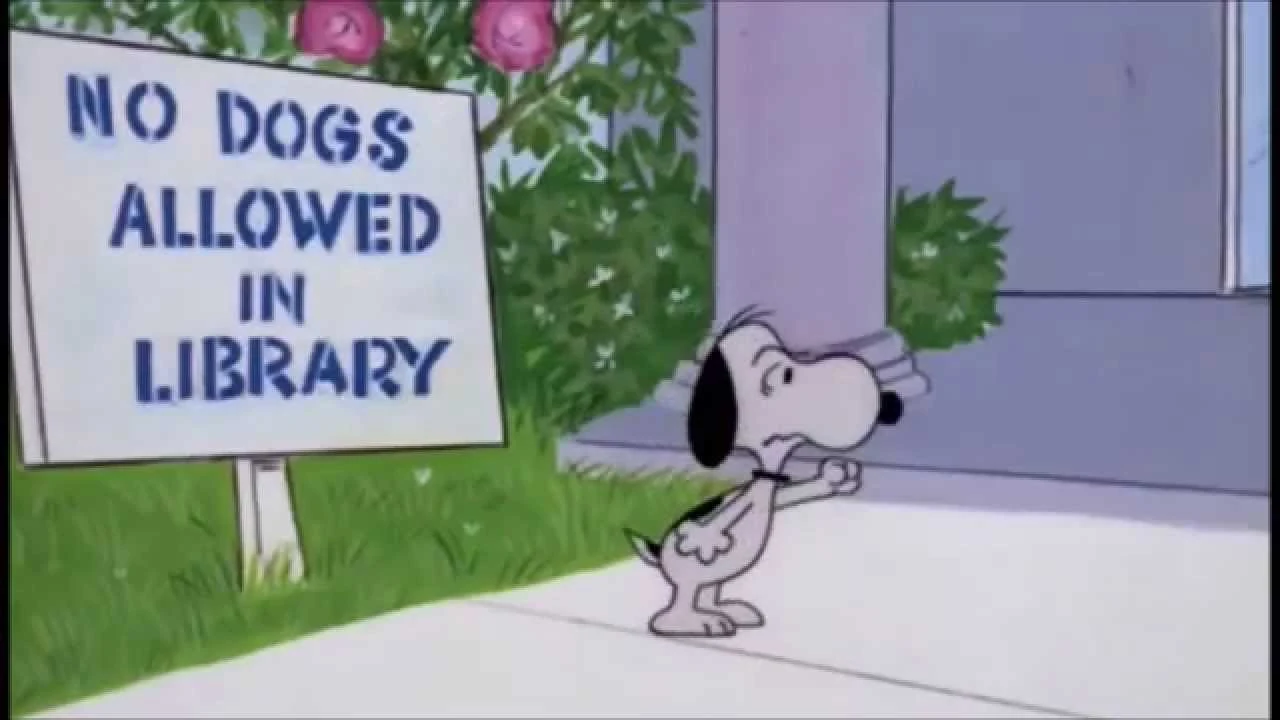 No Dogs Allowed Peanuts Wiki FANDOM powered by Wikia