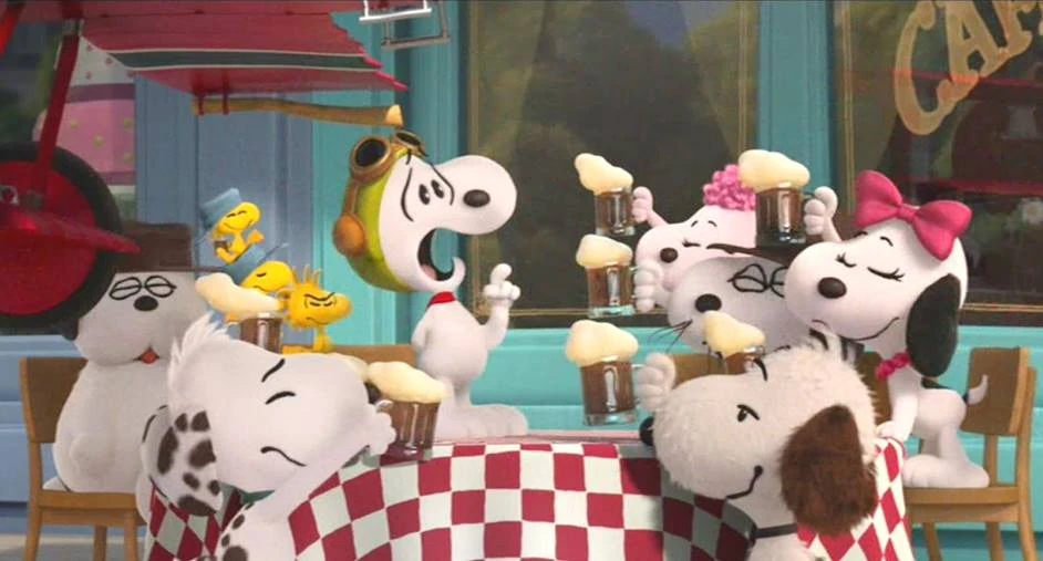 snoopy red baron stuffed animal