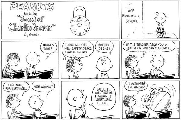 June 1986 Comic Strips Peanuts Wiki Fandom Powered By Wikia