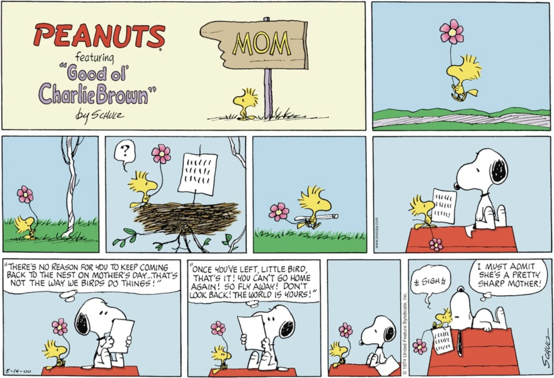May 1974 comic strips Peanuts Wiki FANDOM powered by Wikia