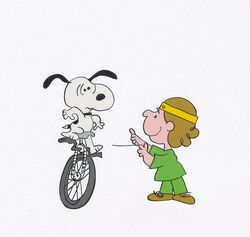 PollySnoopyUnicycle