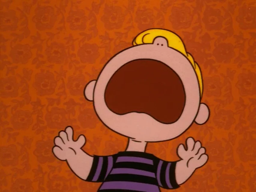 Image Schroeder screams (2).JPG Peanuts Wiki FANDOM powered by Wikia