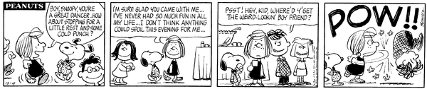 MARCIE FROM THE PEANUTS CARTOON CHARACTER ON WHITE PEARL MARBLE