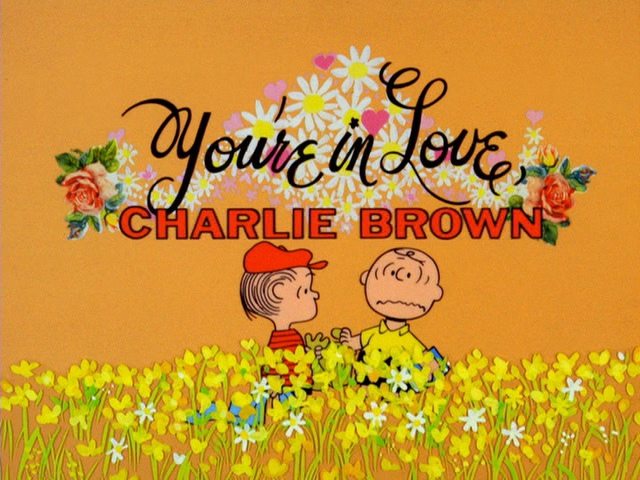 Image result for you're in love charlie brown