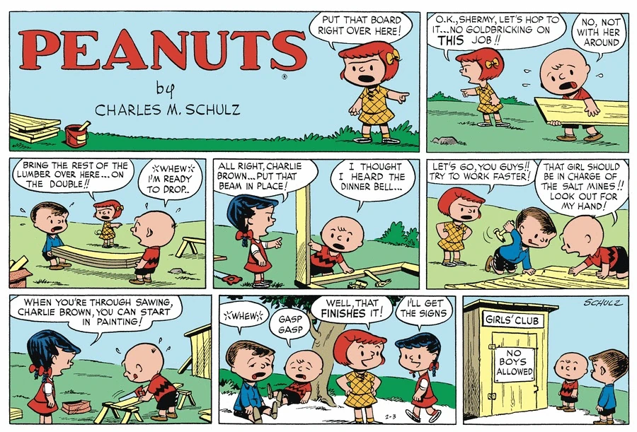 February 1952 comic strips Peanuts Wiki FANDOM powered by Wikia
