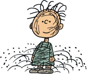 I figured out which Peanuts character Donald trump is Pigpen