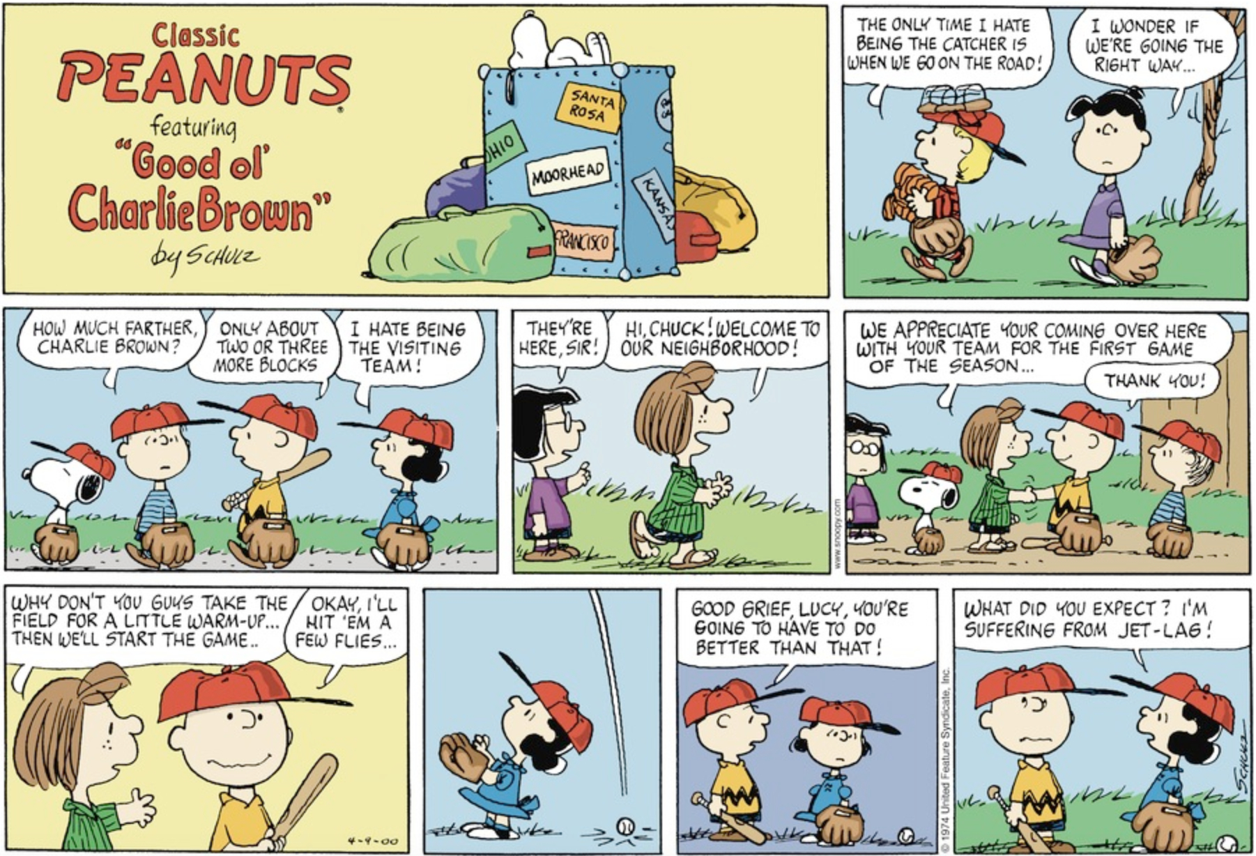 April 1974 comic strips Peanuts Wiki Fandom