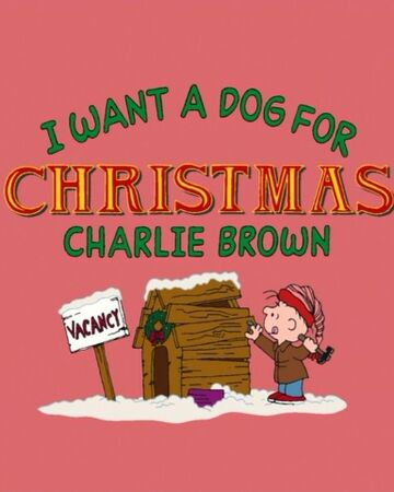 I Want A Dog For Christmas Charlie Brown Peanuts Wiki