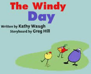 The windy day image