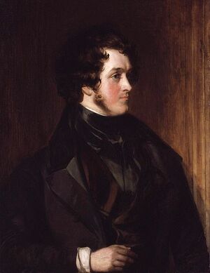 462px-William Harrison Ainsworth by Daniel Maclise