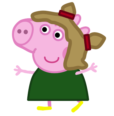Elly Pig Peppa Pig Fanon Wiki Fandom - peppa piggeorge pig roblox