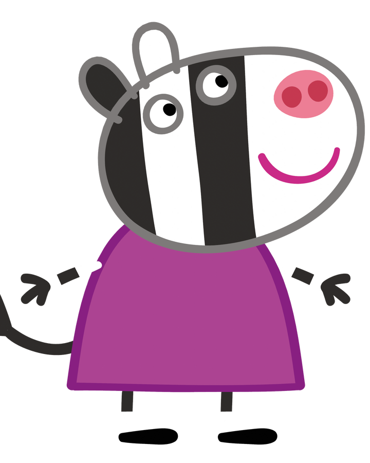 zoe zebra peppa pig figure