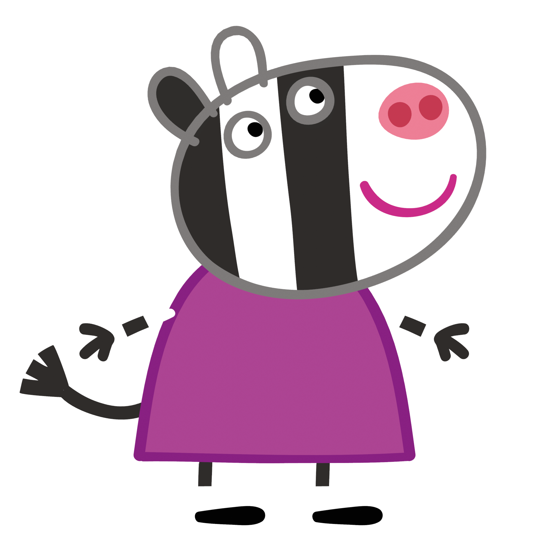 Image result for peppa pig zoe zebra