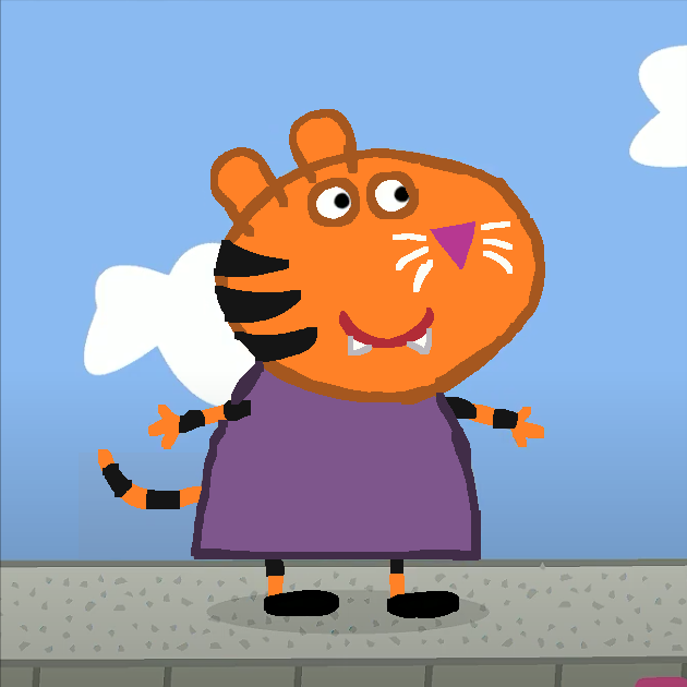 Tallulah Tiger Peppa Pig Fanon Wiki Fandom - piggy roblox skins tiger