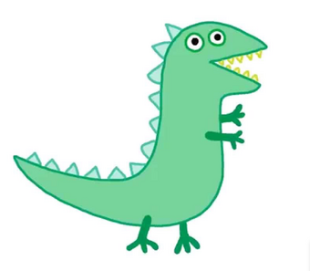 george's dinosaur from peppa pig