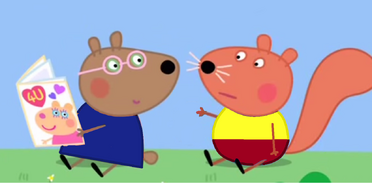Brianna bear and samuel squirrel