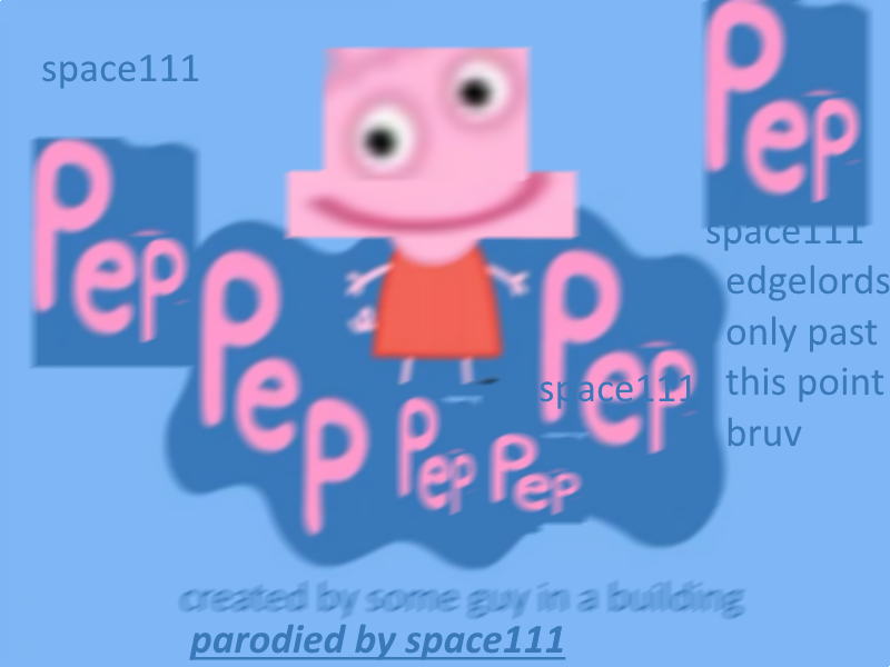 Pep The Thing Peppa Pig Fanon Wiki Fandom - im peppa pig roblox