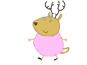 Mr Deer Peppa Pig Fanon Wiki Fandom - piggy reindeer roblox