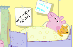 Peppa wakes up