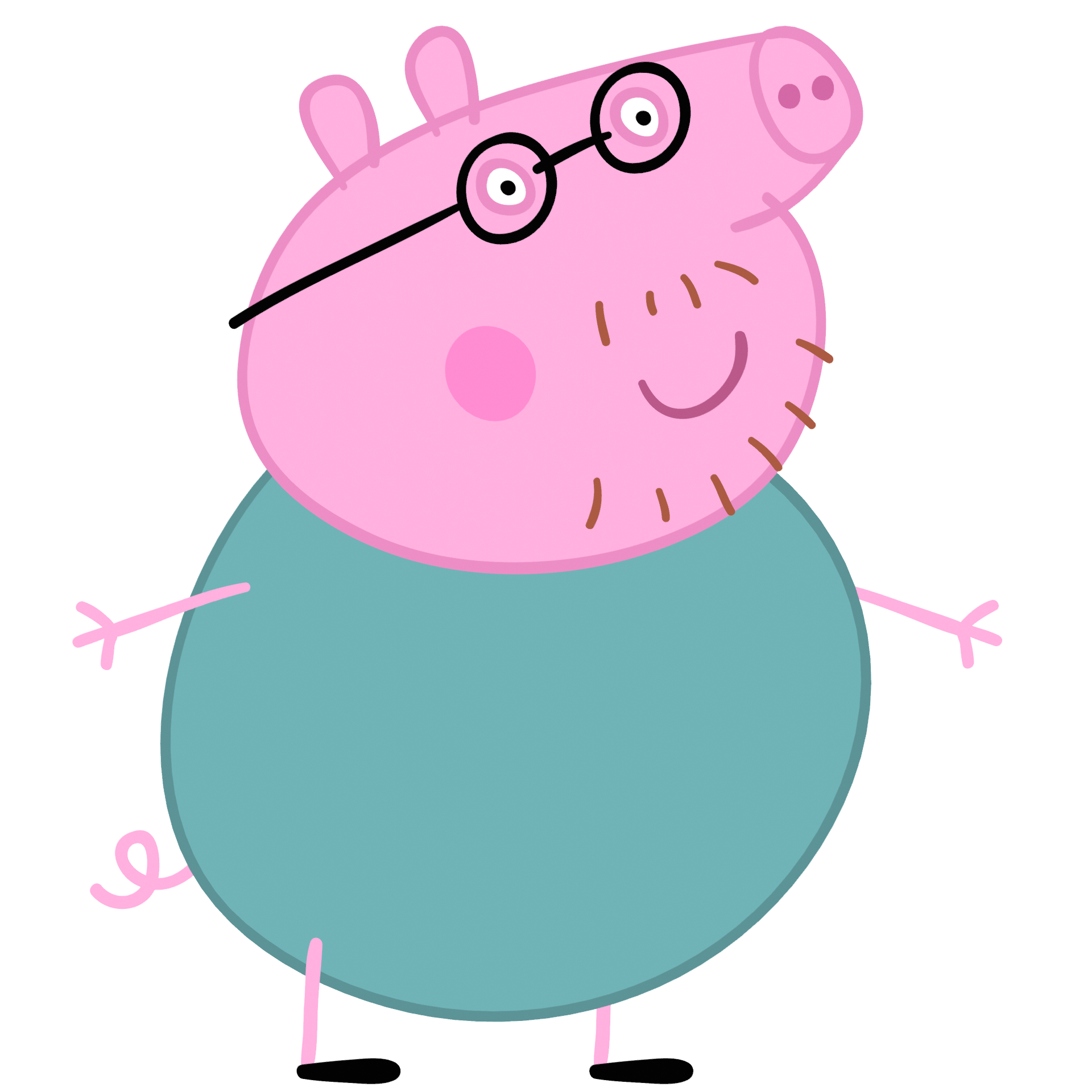 Image result for peppa pig dad