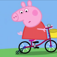very peppa pig bike