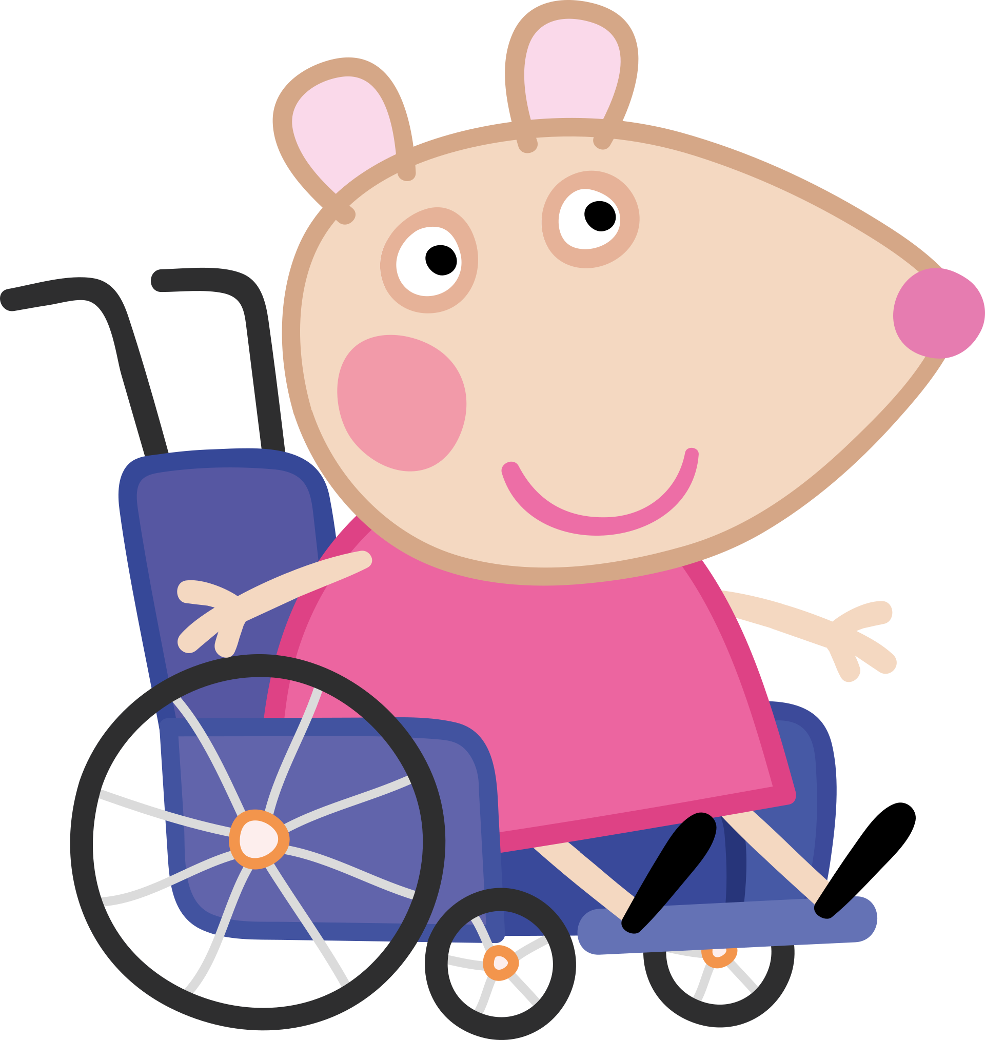 Mandy Mouse Character Peppa Pig Wiki Fandom - transparent piggy background roblox house