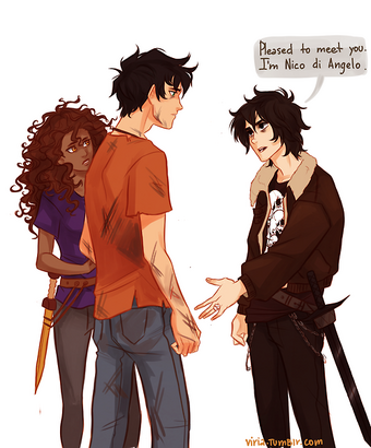 My Art Percy Jackson Pjo Nico Di Angelo Bianca Di Angelo Hoo Viria