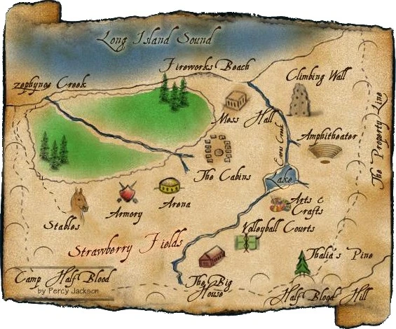 Bildergebnis f&uuml;r camp half blood karte deutsch