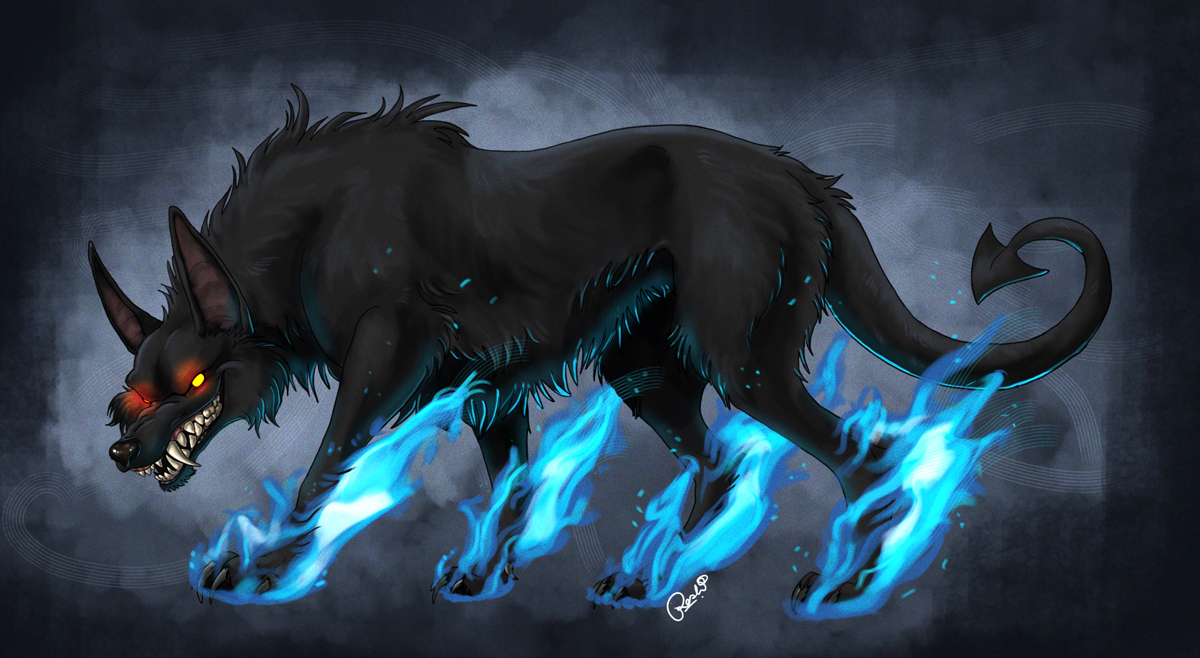 Image Hellhound By Fuzzypinkmonster D3aicl6 Percy Jackson Fanfiction Wiki Fandom 