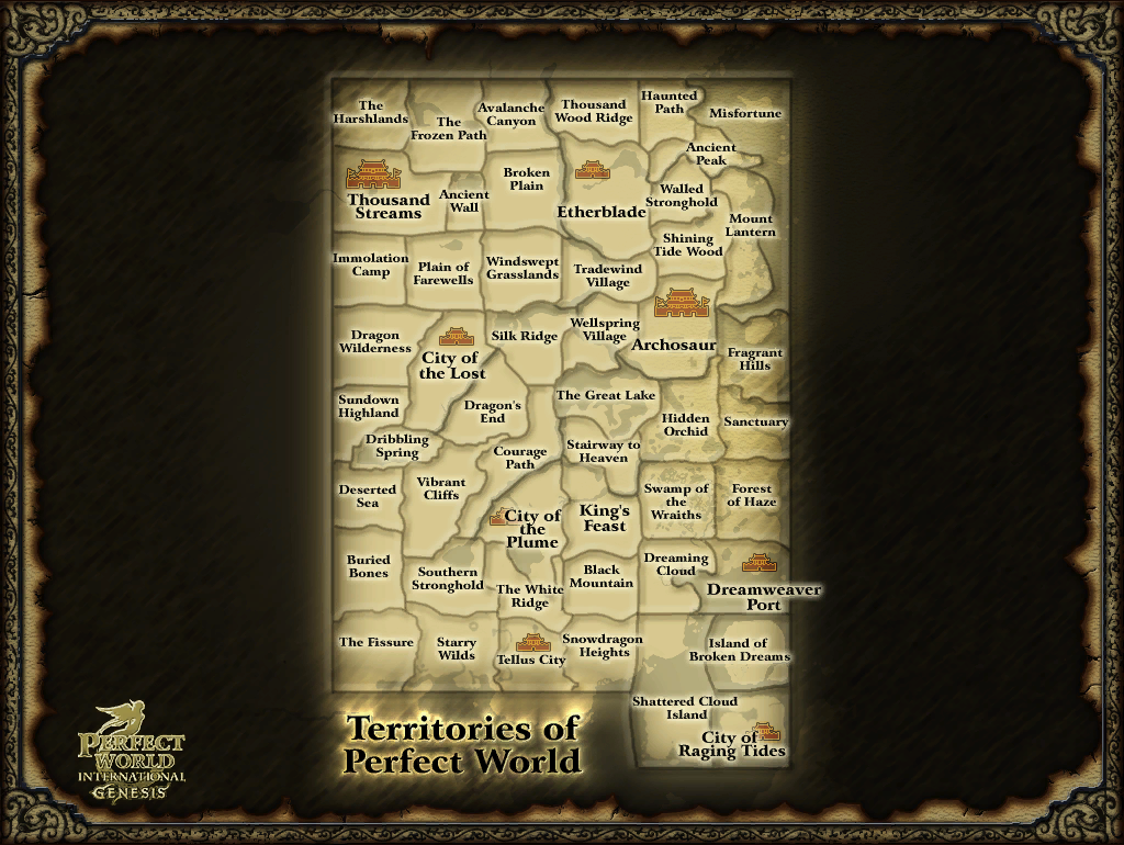 Perfect World International Map World Map | Perfect World International Wiki | Fandom