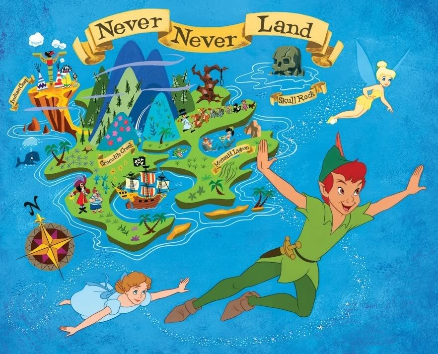 Image Peterpanneverlandmap.jpg Peter Pan Wiki FANDOM powered by