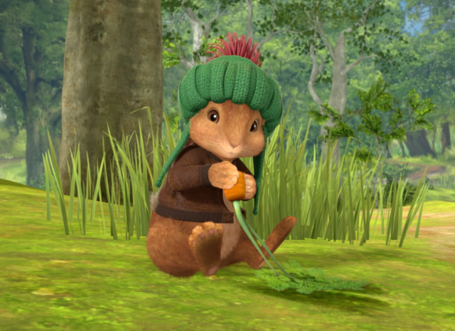 Image - Benjamin Bunny Eating A Carrot.png | Peter Rabbit (TV series
