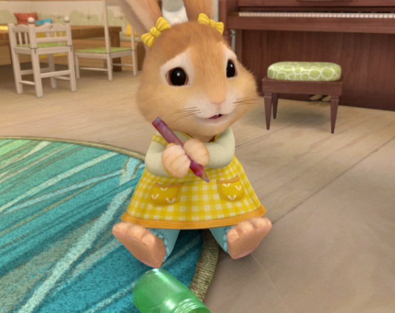 Image - Peter-Rabbit's-Sister-Cotton-Tail-Rabbit.png | Peter Rabbit (TV
