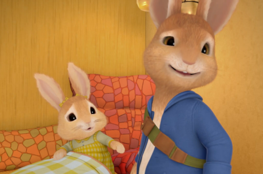 Image - Cotton-Tail-And-Peter-Rabbit-TV-Brother-Sister-Moment.png