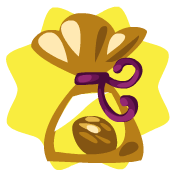 Golden chocolate apple tree seed