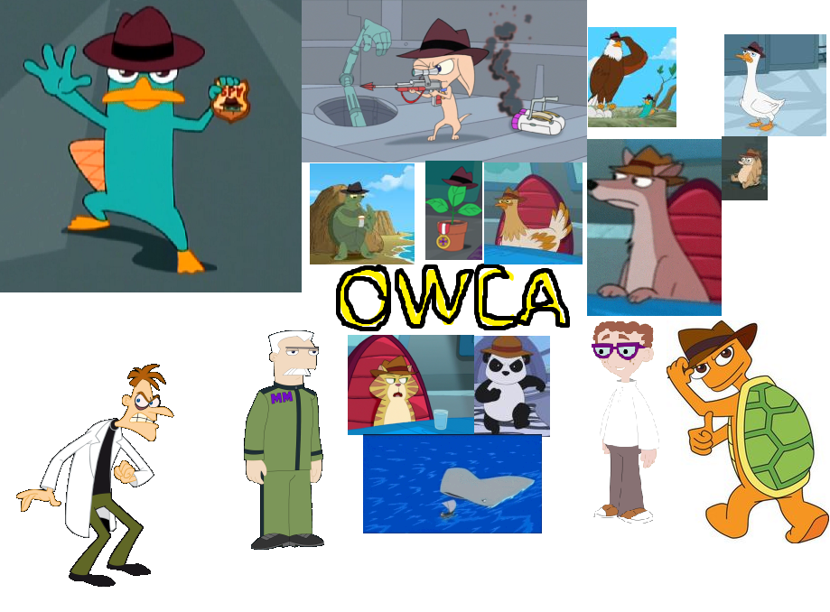 cast of phineas and ferb owca files