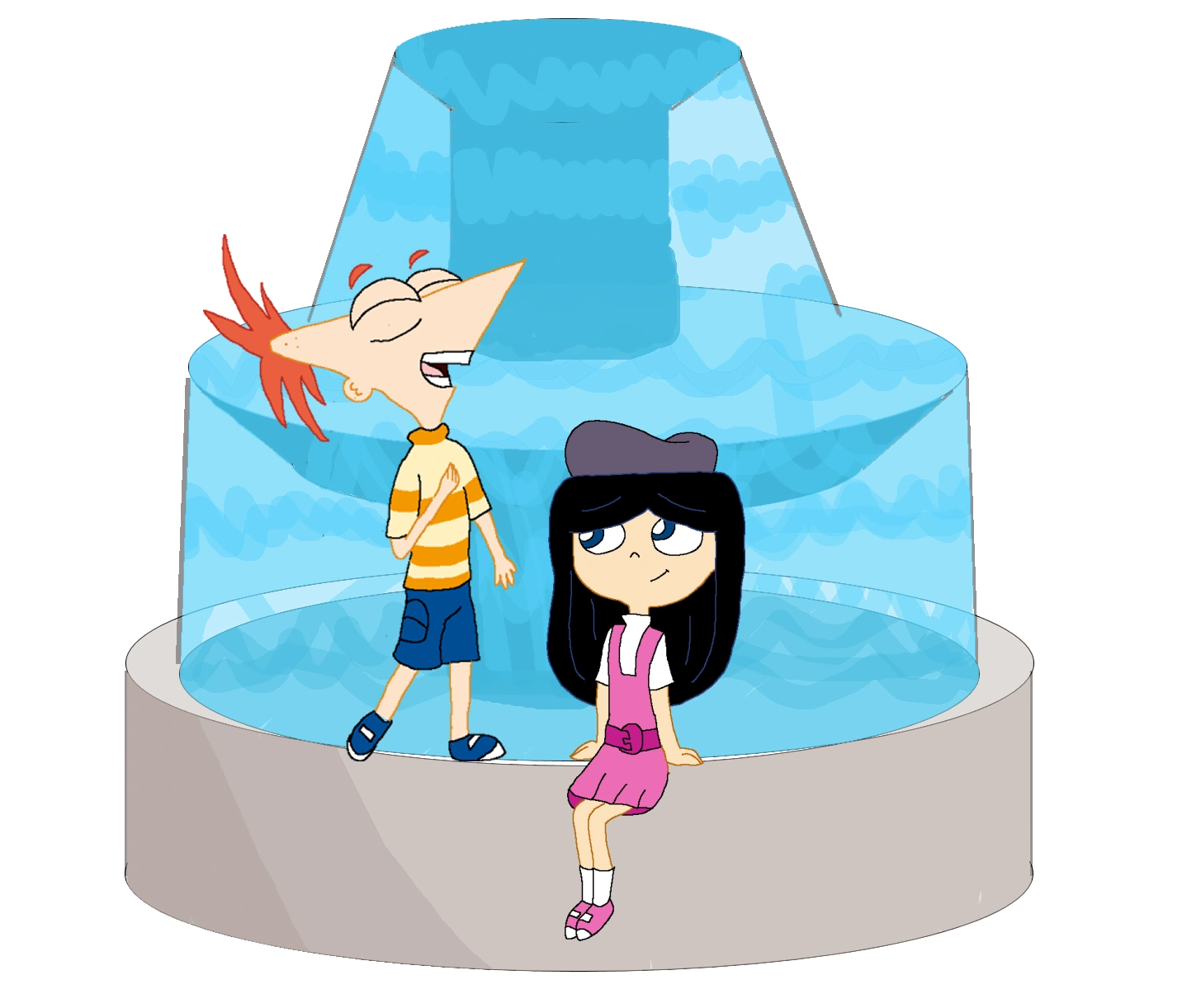 Image Fountain.png Phineas and Ferb Fanon FANDOM powered by Wikia