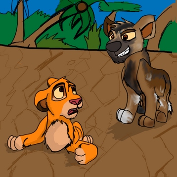 Simba and Dog copy