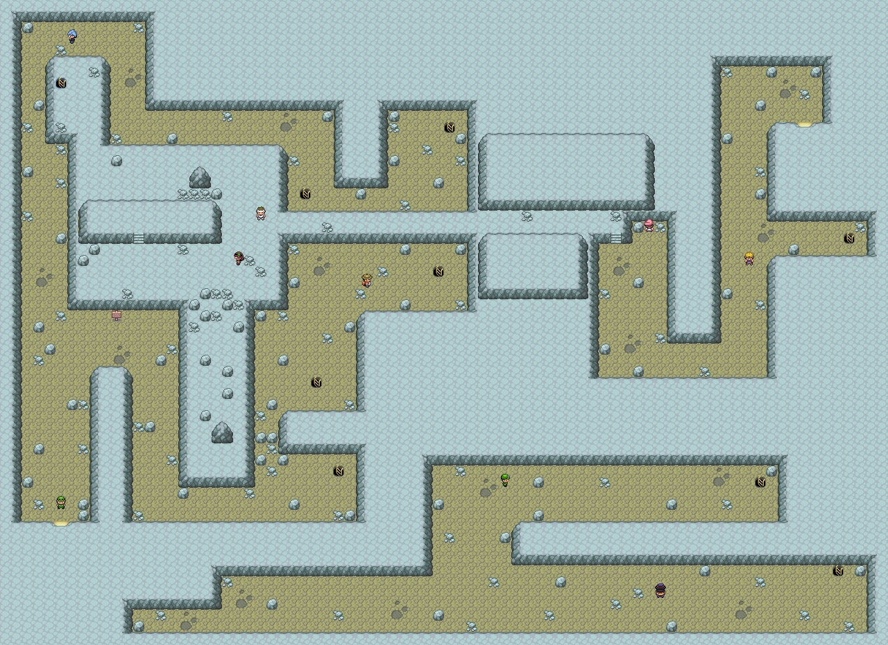 Rock Tunnel Leaf Green Map Maps For You