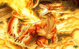 Fire dragon