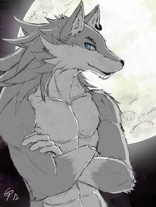 Some random anthro wolf by cinnatrees-d5dyavo