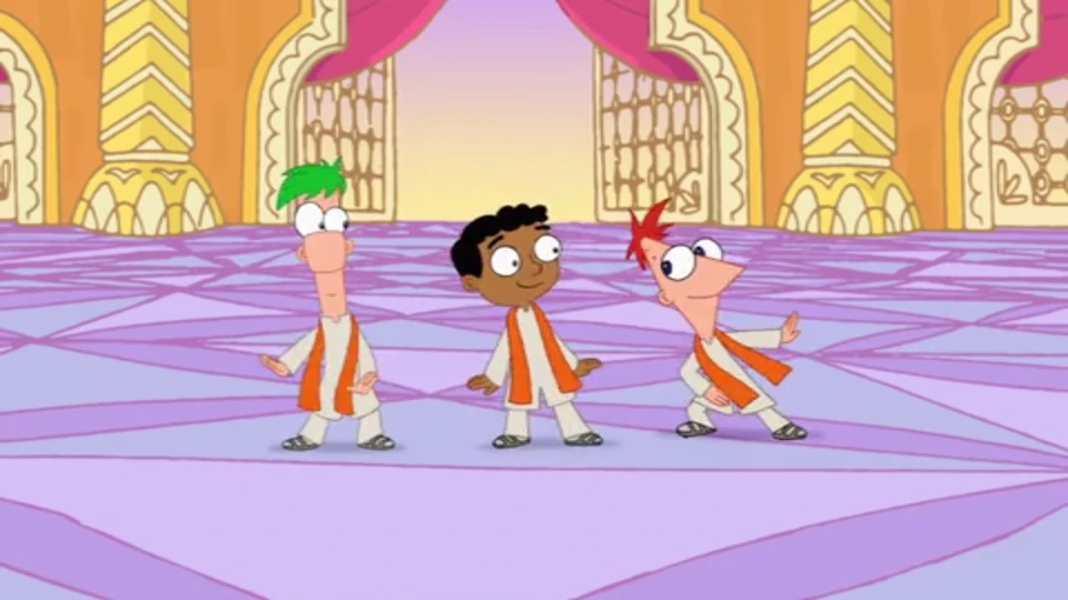Image Baljeet, Phineas and Ferb in Indian Clothing (Unfair Science
