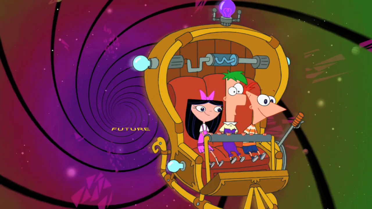 Phineas and Ferb- Phineas and Ferb's Quantum Boogaloo- To this day, I don't know if the events of this episode happened, or if they undid themselves.