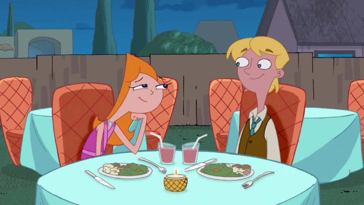 Image Candace And Jeremy Enjoying Dinner Phineas And Ferb Wiki Fandom Powered By Wikia